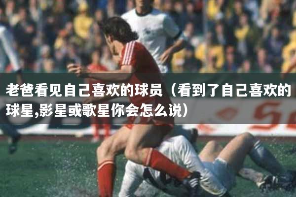 老爸看见自己喜欢的球员（看到了自己喜欢的球星,影星或歌星你会怎么说）